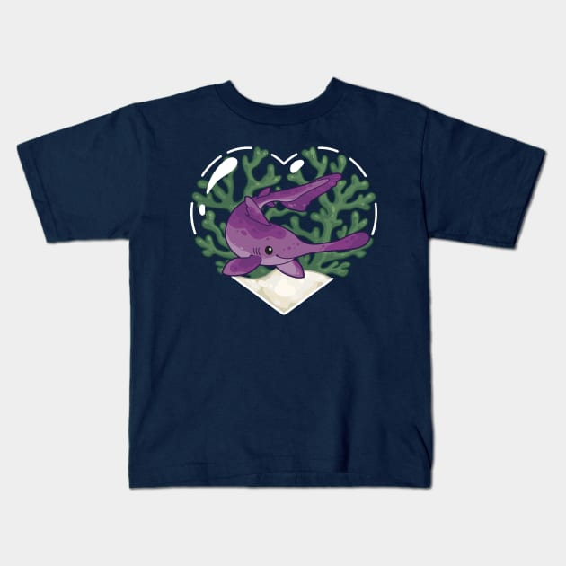 MORSEL, the Bandringa Shark Kids T-Shirt by bytesizetreasure